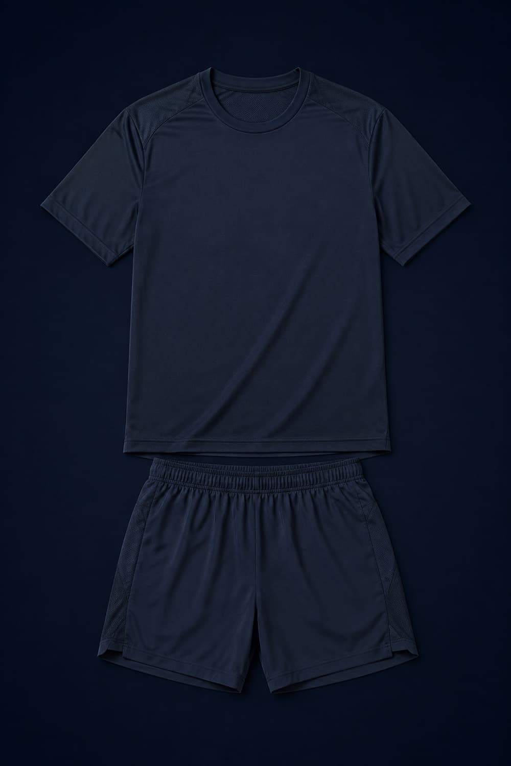 Lift Set arranged flat, tee and shorts